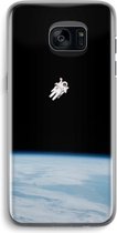 Case Company® - Samsung Galaxy S7 Edge hoesje - Alone in Space - Soft Cover Telefoonhoesje - Bescherming aan alle Kanten en Schermrand