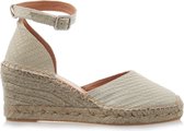 VIA VAI Flora Braid Espadrilles - Met Sleehak - Off White - Maat 42