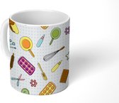 Mok - Koffiemok - Bakken - Cake - Patroon - Mokken - 350 ML - Beker - Koffiemokken - Theemok