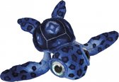 Pluche schildpad blauw 39 cm