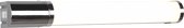 LED Wandlamp - Iona Pilana - 8W - Warm Wit 3000K - Rond - Glans Chroom - Kunststof