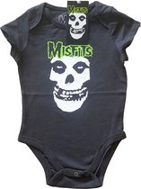 Misfits Baby romper -6-9 maanden- Skull & Logo Zwart