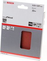 Bosch 2608900893 EXPERT Schuurvel C470 Best for Wood and Paint, 115 x 107 mm, korrel 120, 6 gaten, 10x