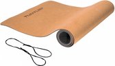 yogamat eco 183 x 61 cm TPE/kurk bruin/grijs