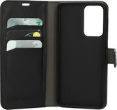 Mobiparts hoesje geschikt voor Samsung Galaxy A33 5G - Wallet/Boekhoesje - Eco Leer - Magneet Sluiting - Opberg vakken - Zwart