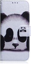 Apple iPhone 11 Hoesje - Mobigear - Design Serie - Kunstlederen Bookcase - Panda - Hoesje Geschikt Voor Apple iPhone 11