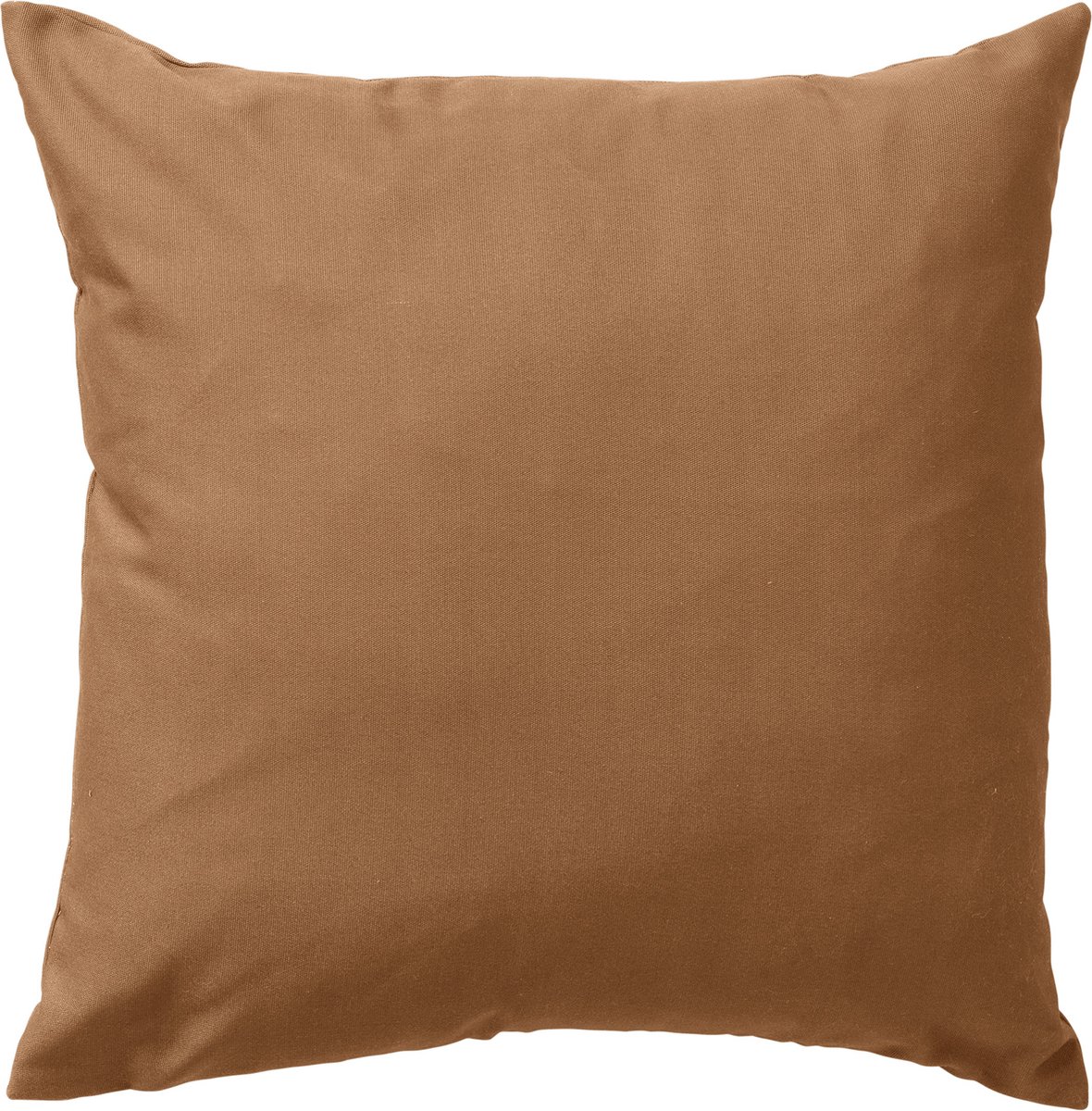 Dutch Decor SANTORINI - kussenhoes voor buiten 45x45 cm - outdoor - waterafstotend en uv-bestendig - Tobacco Brown - bruin - met rits - zonder binnenkussen
