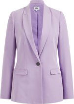 WE Fashion Dames regular fit blazer met stretch