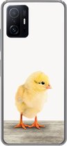 Geschikt voor Xiaomi 11T Pro hoesje - Kuiken - Dieren - Jongens - Meisjes - Kinderen - Siliconen Telefoonhoesje