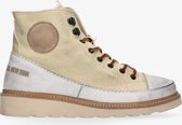Yellow cab | Wings 7-c sand canvas/nubuck boot - prefabricated sole with natural welt | Maat: 44
