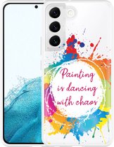 Galaxy S22+ Hoesje Painting - Designed by Cazy