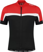 Rogelli Course Fietsshirt Heren Zwart/Rood/Wit - Maat 4XL