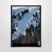 iDecorate muurcirkel kerst - Christmas Market - 80 CM - Forex