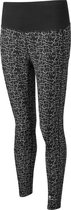 Ronhill Life Crop Tight Dames - Sportbroeken - zwart/wit - maat XL