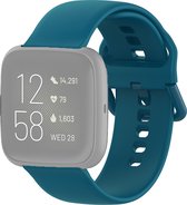 Mobigear Dotted Siliconen Bandje voor Fitbit Versa 2 - Groen