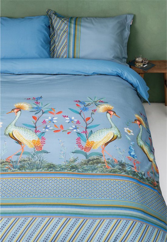 Housse de Couette Pip Studio Flirting Birds - Lit Jumeau - 260x200/220 cm - Blue