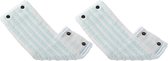 Leifheit - Clean Twist M / Combi Clean M vloerwisser vervangingsdoek met drukknoppen – Micro Duo – 33 cm / set van 2