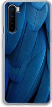 Case Company® - OnePlus Nord hoesje - Pauw - Soft Cover Telefoonhoesje - Bescherming aan alle Kanten en Schermrand