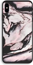 Case Company® - iPhone X hoesje - Roze stroom - Biologisch Afbreekbaar Telefoonhoesje - Bescherming alle Kanten en Schermrand
