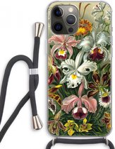 Case Company® - iPhone 12 Pro Max hoesje met Koord - Haeckel Orchidae - Telefoonhoesje met Zwart Koord - Extra Bescherming aan alle Kanten en Over de Schermrand