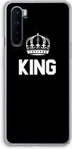 Case Company® - OnePlus Nord hoesje - King zwart - Soft Cover Telefoonhoesje - Bescherming aan alle Kanten en Schermrand