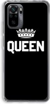 Case Company® - Xiaomi Redmi Note 10 Pro hoesje - Queen zwart - Soft Cover Telefoonhoesje - Bescherming aan alle Kanten en Schermrand