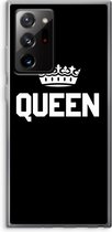 Case Company® - Samsung Galaxy Note 20 Ultra / Note 20 Ultra 5G hoesje - Queen zwart - Soft Cover Telefoonhoesje - Bescherming aan alle Kanten en Schermrand