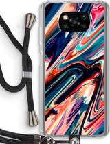 Case Company® - Poco X3 Pro hoesje met Koord - Quantum Being - Telefoonhoesje met Zwart Koord - Bescherming aan alle Kanten en Over de Schermrand