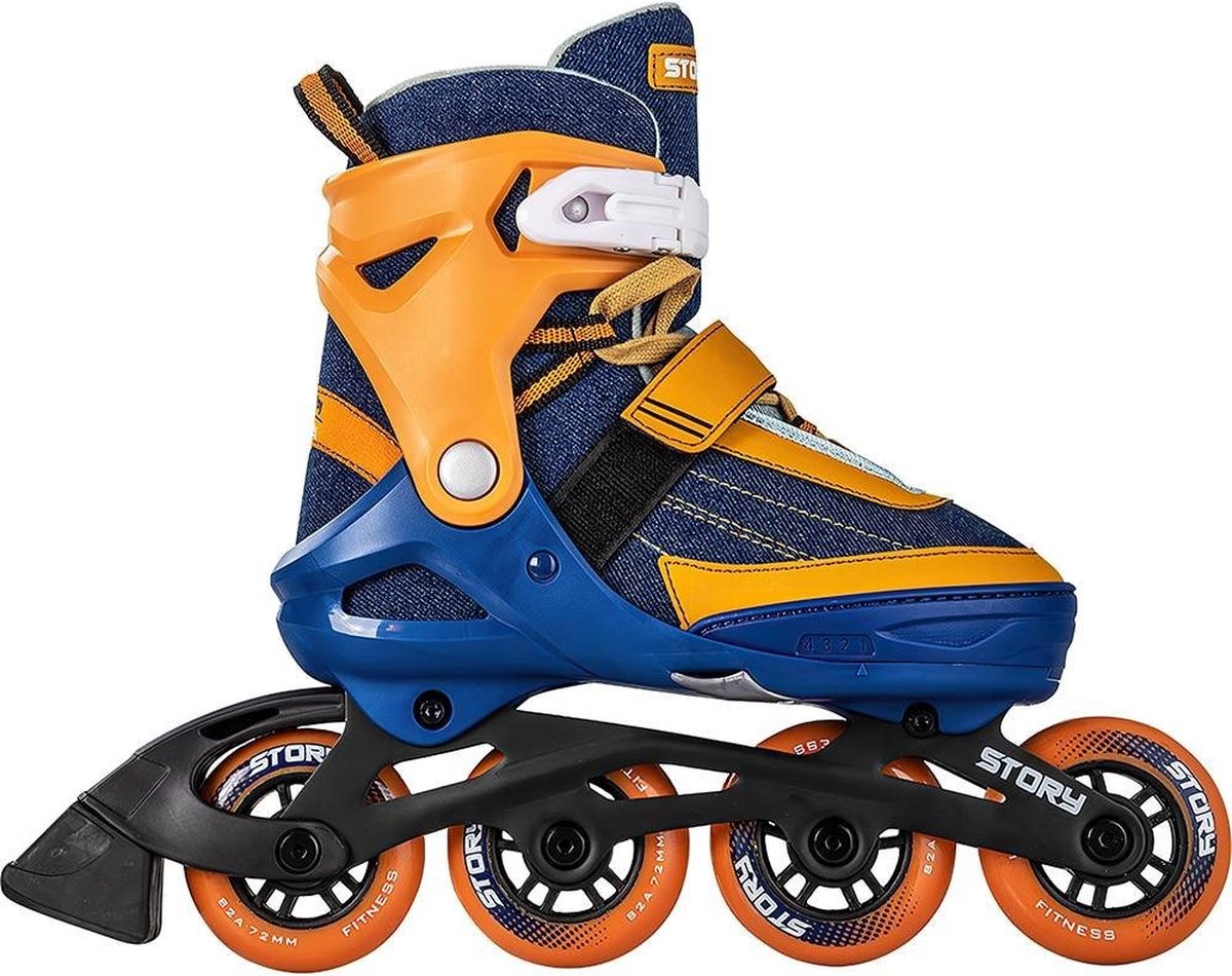 Story ThunderVerstelbare Inline Skate Blue Orange