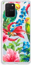 Case Company® - Samsung Galaxy S10 Lite hoesje - Papegaaien - Soft Cover Telefoonhoesje - Bescherming aan alle Kanten en Schermrand