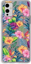 Case Company® - OnePlus 9 hoesje - Tropisch 2 - Soft Cover Telefoonhoesje - Bescherming aan alle Kanten en Schermrand