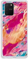 Case Company® - Samsung Galaxy S10 Lite hoesje - Pastel Echoes - Soft Cover Telefoonhoesje - Bescherming aan alle Kanten en Schermrand