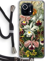 Case Company® - Xiaomi Mi 11 hoesje met Koord - Haeckel Orchidae - Telefoonhoesje met Zwart Koord - Bescherming aan alle Kanten en Over de Schermrand