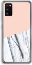 Case Company® - Samsung Galaxy A41 hoesje - A touch of peach - Soft Cover Telefoonhoesje - Bescherming aan alle Kanten en Schermrand