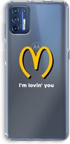 Case Company® - Motorola Moto G9 Plus hoesje - I'm lovin' you - Soft Cover Telefoonhoesje - Bescherming aan alle Kanten en Schermrand