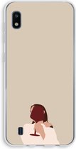 Case Company® - Samsung Galaxy A10 hoesje - I drink wine - Soft Cover Telefoonhoesje - Bescherming aan alle Kanten en Schermrand