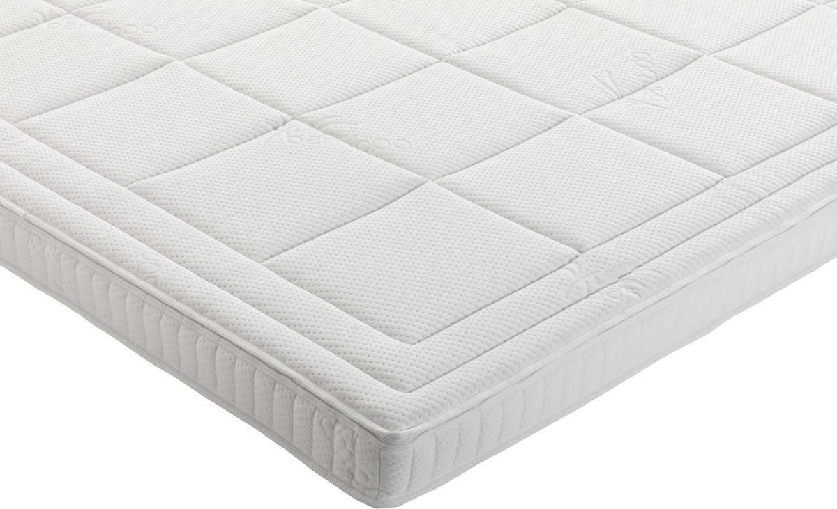Hollands Comfort STEF Topmatras 200x200 HR Koudschuim Bamboe - 12cm dik - Luxe topper matras