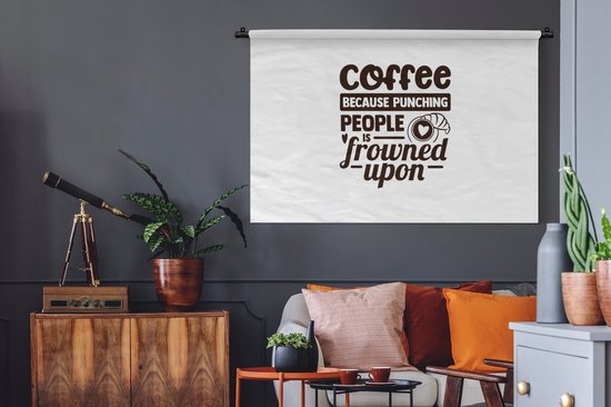 Tapisserie - Tapisserie - Café - Proverbes - Coeur - 150x100 cm - Tapisserie