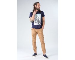 DEELUXE T-shirt met motorprintRINGO Navy