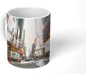 Mok - New York - Broadway - Times Square - 350 ML - Beker - Uitdeelcadeautjes