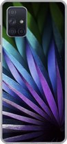 Geschikt voor Samsung Galaxy A51 hoesje - Bloemen - Geometrie - Abstract - Siliconen Telefoonhoesje