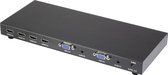 SpeaKa Professional 5 poorten HDMI/VGA-switch Met afstandsbediening, Ultra HD-geschikt 3840 x 2160 Pixel