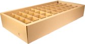 Kartonnen Bed Frame met rand - Duurzaam Karton - Hobbykarton - KarTent - 160x200 (matrasmaat)