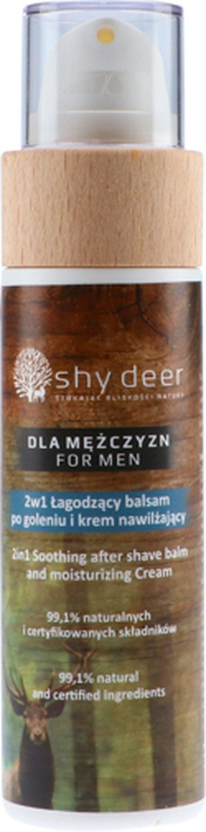SHY DEER 2in1 For Men łagodzący balsam po goleniu i krem nawilżający 100ml
