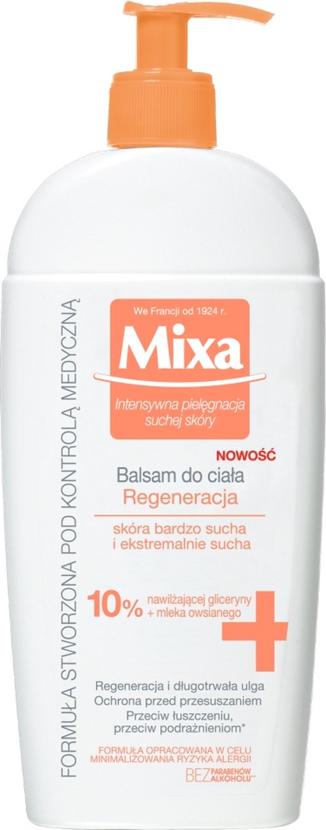 Mixa - Intensive Care Dry Scores Regenerating Lotion Is A Body Score Very Dry And Ecstremally Drought 400Ml