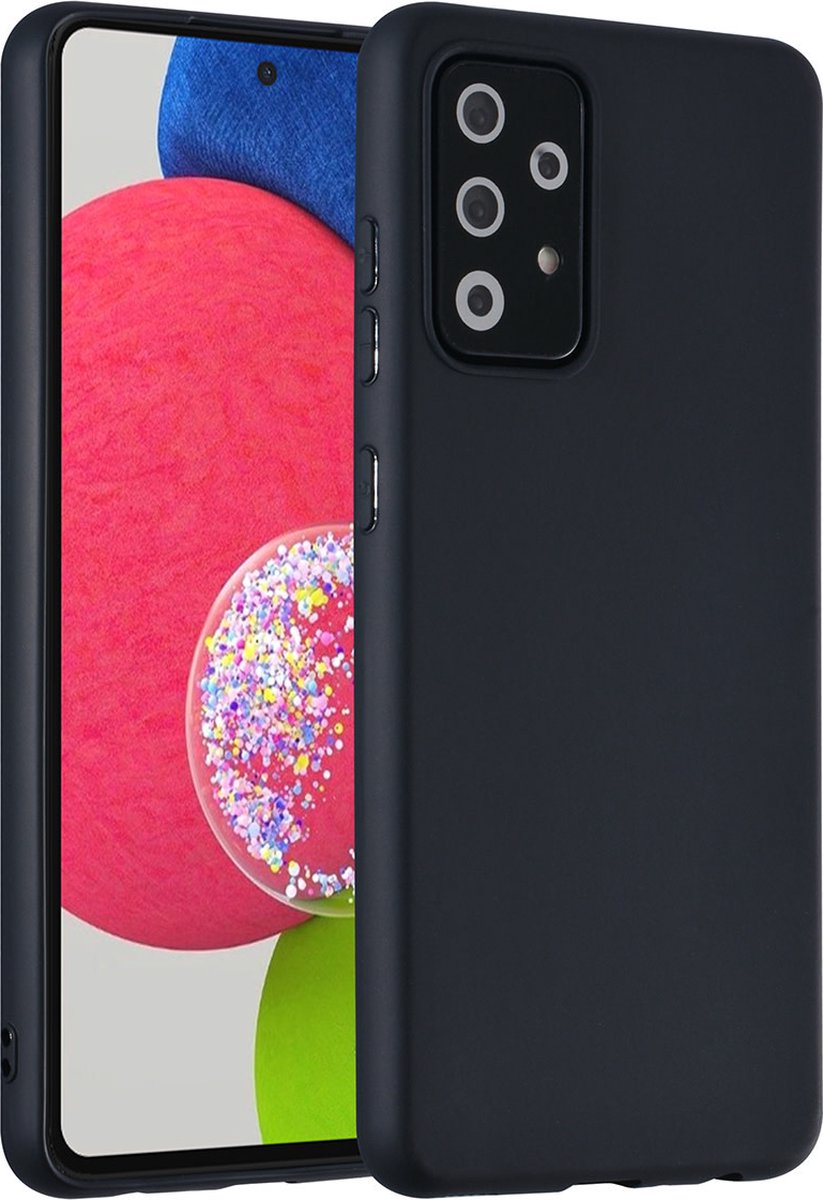 Zwart hoesje van UNIQ Accesory voor de Samsung Galaxy A52 - A52s - TPU Backcover