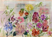 IXXI Flower Garden - Wanddecoratie - 100 x 140 cm