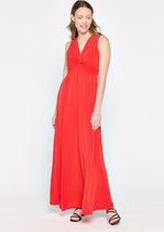 LOLALIZA Maxi-jurk - Rood - Maat 44