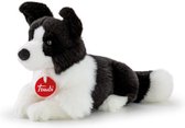 Trudi Classic Knuffel Hond Border Collie 25 cm - Hoge kwaliteit pluche knuffel - Knuffeldier voor jongens en meisjes - Zwart Wit - 12x18x25 cm maat S