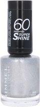 Rimmel London 60 seconds Supershine Nagellak - 808 Your Majesty - Zilver
